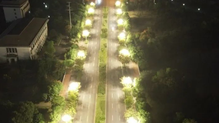 Road lighting renovation of Cuihu 6th Road in Tongling City