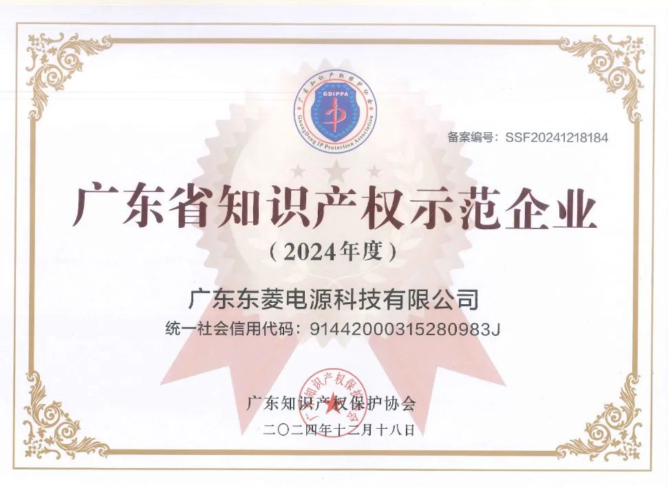 Guangdong Province Intellectual Property Demonstration Enterprise.jpg