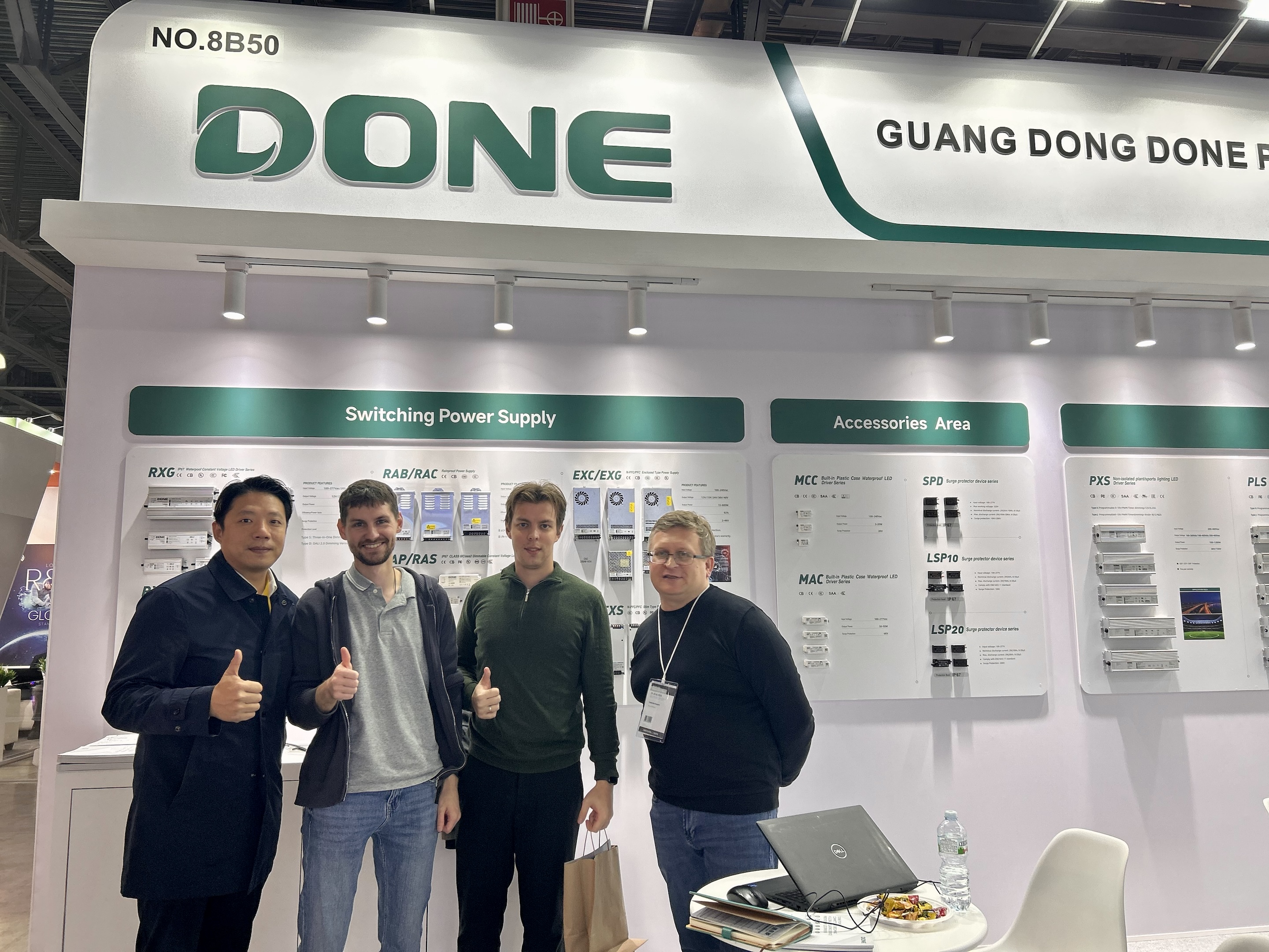 Done Power Supply debuts at 2025 Russia Lighting Exhibition, pioneering global power trends with innovative technology